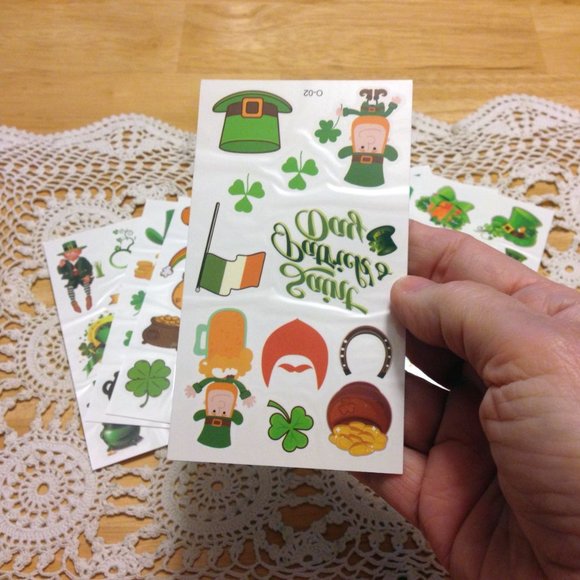 Saint Patrick's Day temporary tattoos - Picture 4 of 6